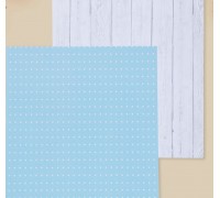 Бумага для скрапбукинга «Белые доски», 30,5 х 32 см, 1 шт